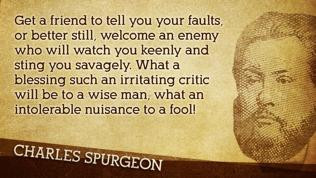 Spurgeon Quotes Critics
